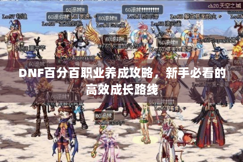 DNF百分百职业养成攻略，新手必看的高效成长路线