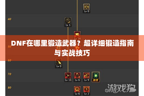 DNF在哪里锻造武器？超详细锻造指南与实战技巧