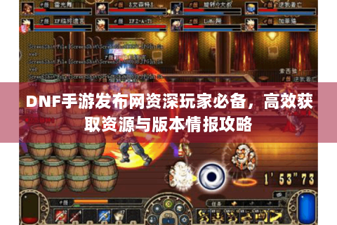 DNF手游发布网资深玩家必备，高效获取资源与版本情报攻略