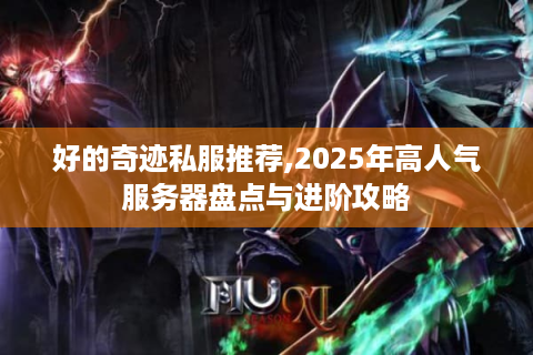 好的奇迹私服推荐,2025年高人气服务器盘点与进阶攻略