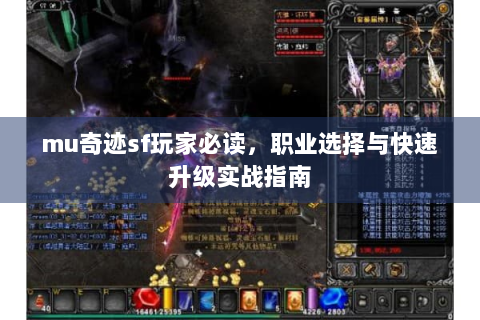 mu奇迹sf玩家必读，职业选择与快速升级实战指南