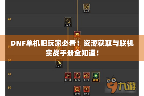 DNF单机吧玩家必看！资源获取与联机实战手册全知道！