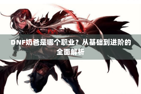 DNF奶爸是哪个职业？从基础到进阶的全面解析