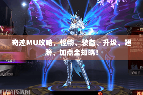 奇迹MU攻略，怪物、装备、升级、翅膀、加点全知晓！