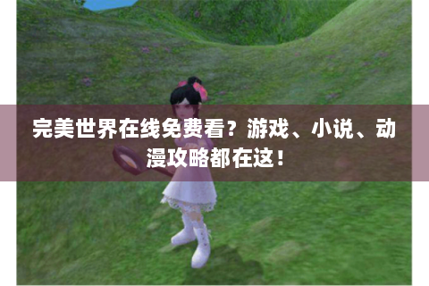 完美世界在线免费看？游戏、小说、动漫攻略都在这！