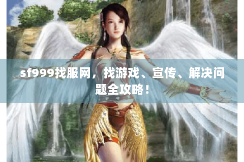 sf999找服网，找游戏、宣传、解决问题全攻略！