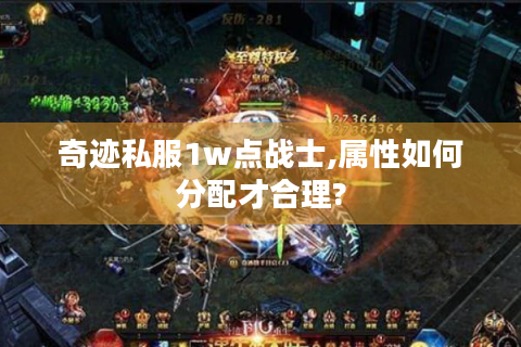 奇迹私服1w点战士,属性如何分配才合理?