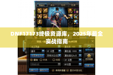 DNF17173终极资源库，2025年最全实战指南