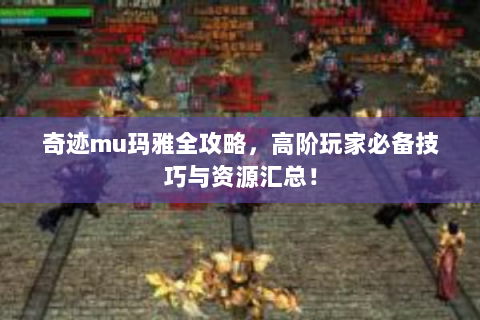 奇迹mu玛雅全攻略，高阶玩家必备技巧与资源汇总！