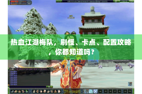 热血江湖梅队，刷怪、卡点、配置攻略，你都知道吗？