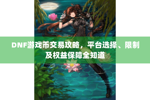 DNF游戏币交易攻略，平台选择、限制及权益保障全知道