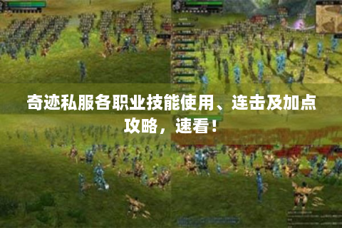 奇迹私服各职业技能使用、连击及加点攻略，速看！