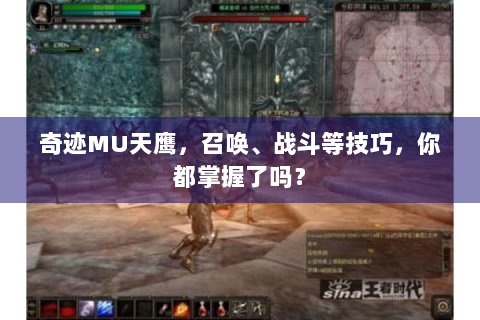 奇迹MU天鹰，召唤、战斗等技巧，你都掌握了吗？