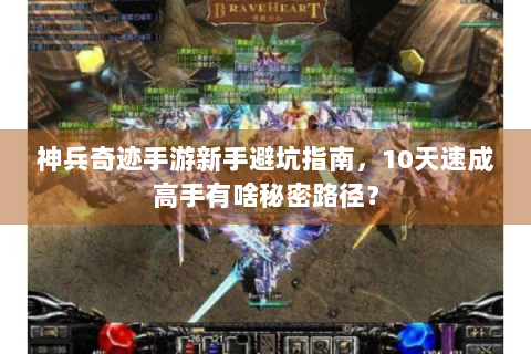 神兵奇迹手游新手避坑指南，10天速成高手有啥秘密路径？