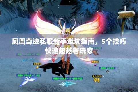 凤凰奇迹私服新手避坑指南，5个技巧快速超越老玩家