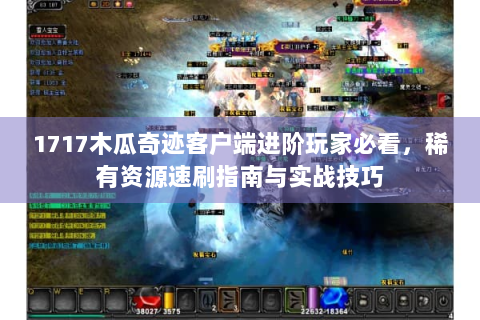 1717木瓜奇迹客户端进阶玩家必看，稀有资源速刷指南与实战技巧