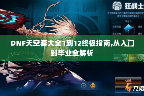 DNF天空套大全1到12终极指南,从入门到毕业全解析