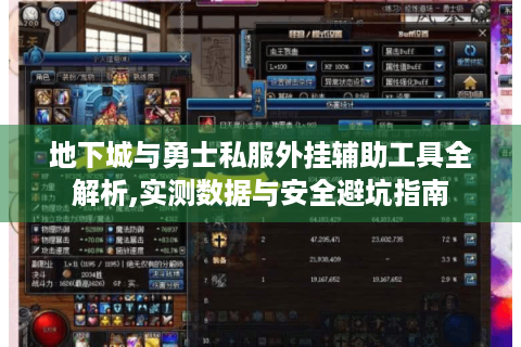 地下城与勇士私服外挂辅助工具全解析,实测数据与安全避坑指南