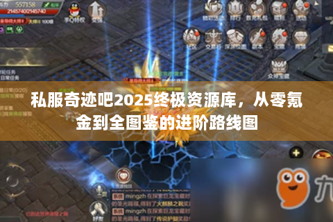 私服奇迹吧2025终极资源库，从零氪金到全图鉴的进阶路线图