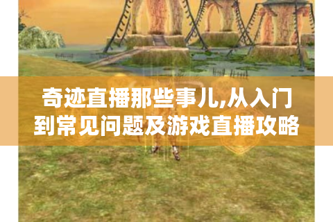 奇迹直播那些事儿,从入门到常见问题及游戏直播攻略