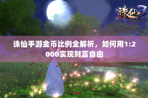 诛仙手游金币比例全解析，如何用1:2000实现财富自由