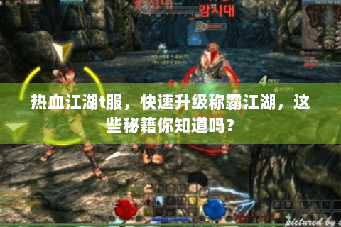 热血江湖t服，快速升级称霸江湖，这些秘籍你知道吗？