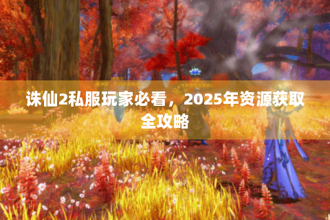 诛仙2私服玩家必看，2025年资源获取全攻略