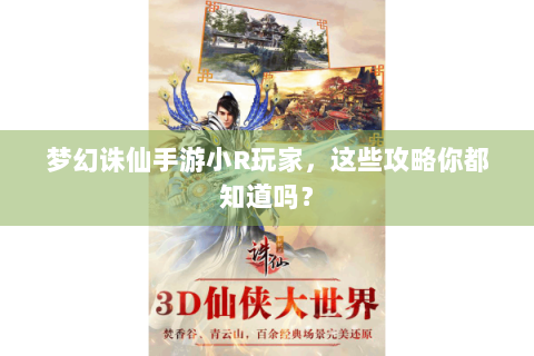 梦幻诛仙手游小R玩家，这些攻略你都知道吗？
