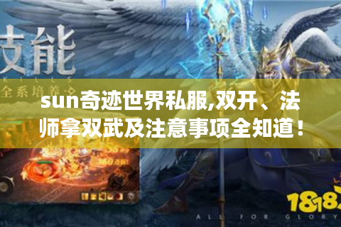 sun奇迹世界私服,双开、法师拿双武及注意事项全知道！