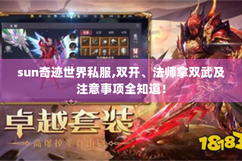 sun奇迹世界私服,双开、法师拿双武及注意事项全知道！