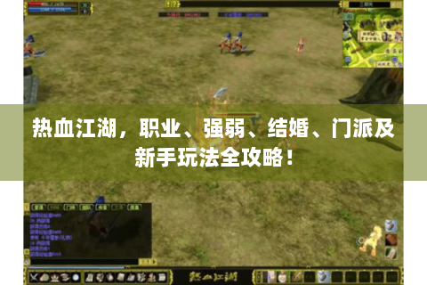 热血江湖，职业、强弱、结婚、门派及新手玩法全攻略！