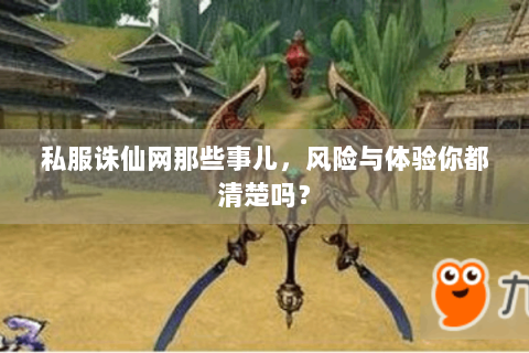 私服诛仙网那些事儿，风险与体验你都清楚吗？