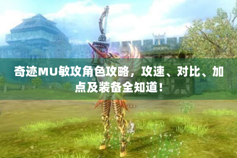 奇迹MU敏攻角色攻略，攻速、对比、加点及装备全知道！