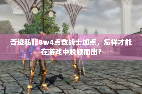 奇迹私服8w4点数战士加点，怎样才能在游戏中脱颖而出？