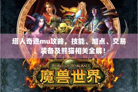 塔人奇迹mu攻略，技能、加点、交易、装备及熊猫相关全解！