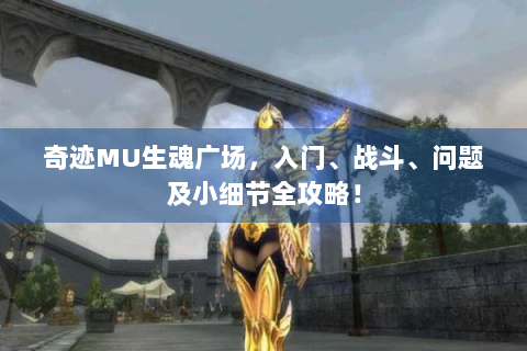 奇迹MU生魂广场，入门、战斗、问题及小细节全攻略！