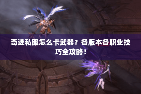 奇迹私服怎么卡武器？各版本各职业技巧全攻略！
