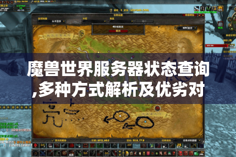 魔兽世界服务器状态查询,多种方式解析及优劣对比助你畅玩游戏