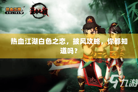 热血江湖白色之恋，披风攻略，你都知道吗？