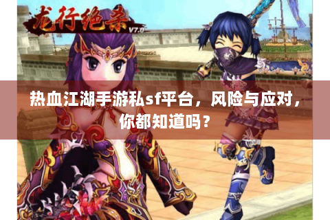 热血江湖手游私sf平台，风险与应对，你都知道吗？