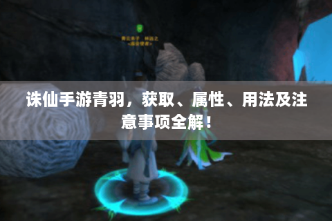 诛仙手游青羽，获取、属性、用法及注意事项全解！