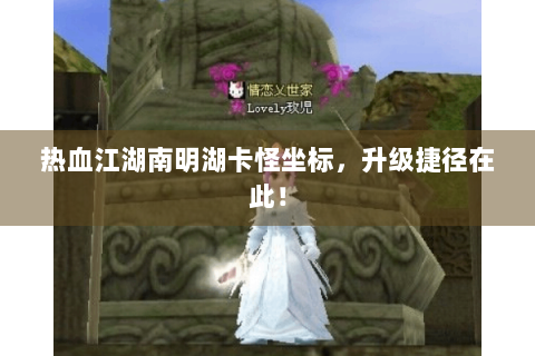 热血江湖南明湖卡怪坐标，升级捷径在此！