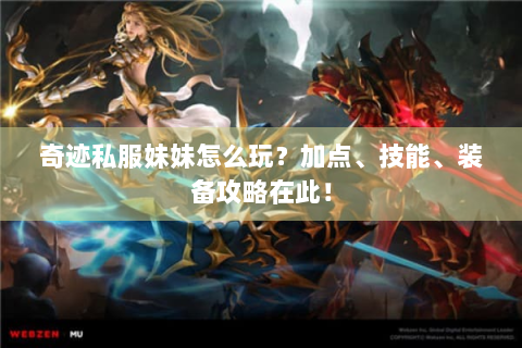 奇迹私服妹妹怎么玩？加点、技能、装备攻略在此！