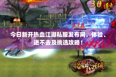 今日新开热血江湖私服发布网，体验、进不去及挑选攻略！