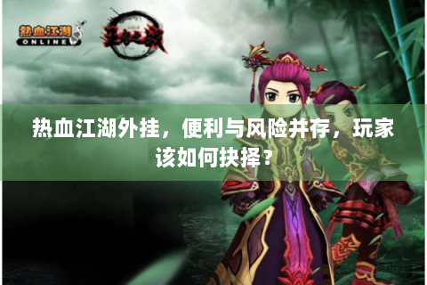 热血江湖外挂，便利与风险并存，玩家该如何抉择？