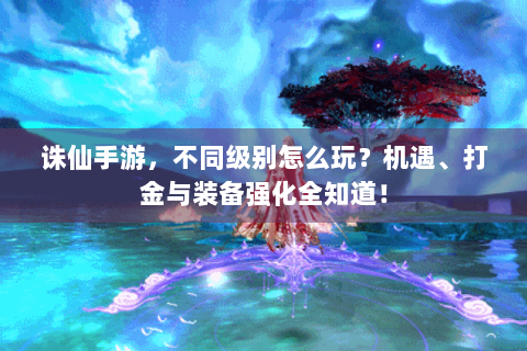 诛仙手游，不同级别怎么玩？机遇、打金与装备强化全知道！