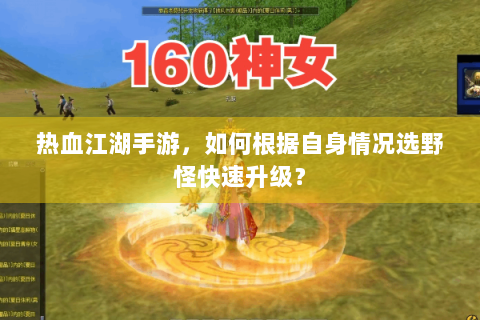 热血江湖手游，如何根据自身情况选野怪快速升级？