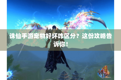 诛仙手游宠物好坏咋区分？这份攻略告诉你！