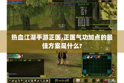 热血江湖手游正医,正医气功加点的最佳方案是什么?