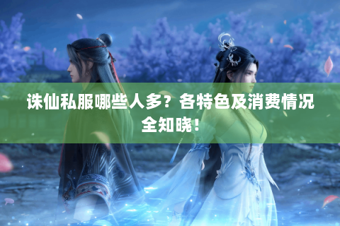 诛仙私服哪些人多？各特色及消费情况全知晓！